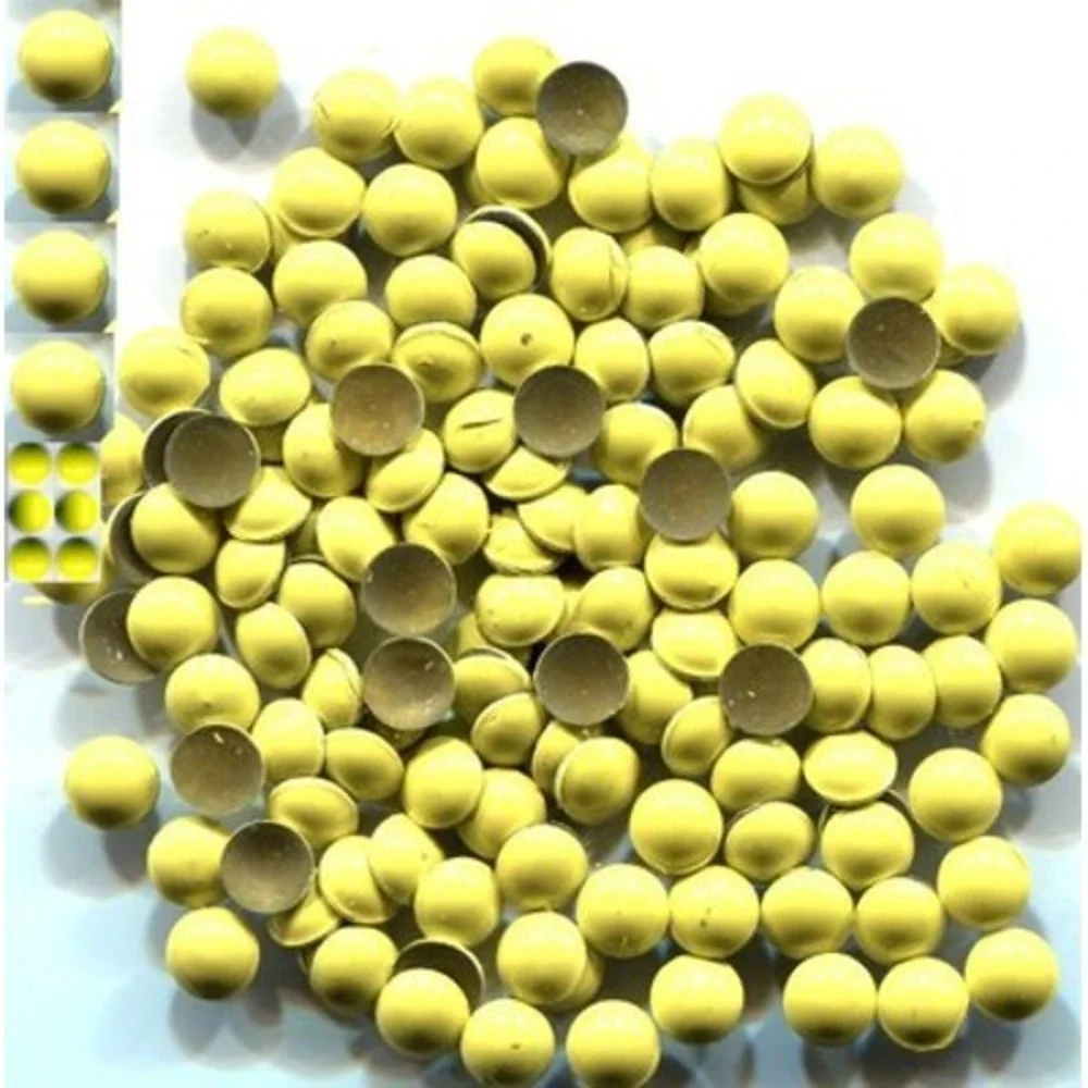 Pearl‎ Domes Nailheads 4mm Hot fix BANANA  144 Pc  1 gross